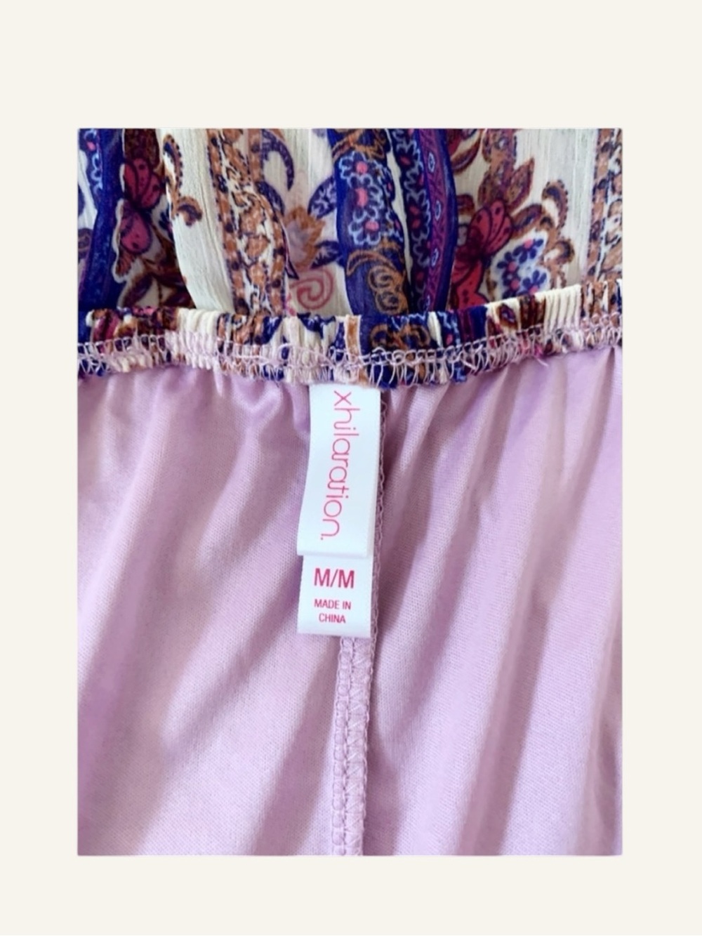 🌻 XHILARATION Sz M/M Boho Maxi Skirt Festival - Picture 6 of 6